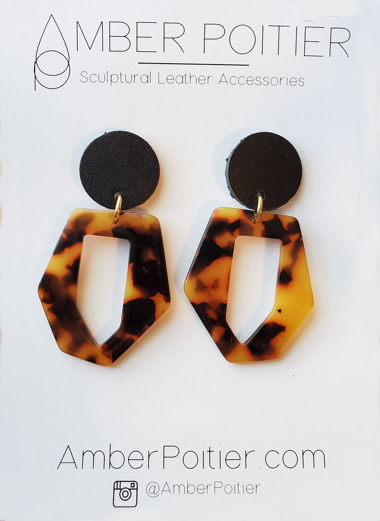 Tiffany - Leather and Tortoise Shell Resin