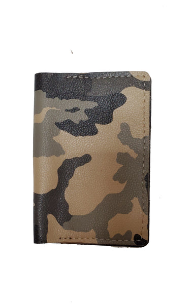 Camouflage Printed Leather Passport Cover – Amber Poitier Inc.